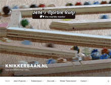 Tablet Screenshot of knikkerbaan.nl